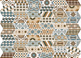 Декор Patchwork Color Left 9*20.5