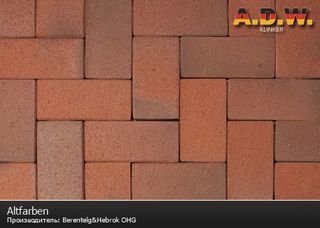 ADW klinker Тротуарная плитка клинкер Altfarben Bunt Geflammt 300*150