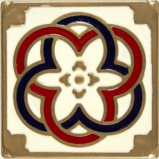 Kavarti Enameled вставка Kaleidoscope 1618 7.5*7.5