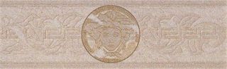 Versace Venere бордюр Fascia Foglia Beige 68066 25*7.8