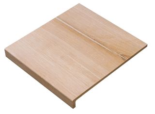 Gres de Aragon Forest фронтальная ступень Peldano Beige 30*31