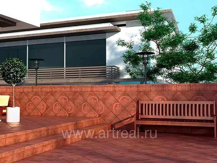 Клинкер Gresmanc Milos в интерьере