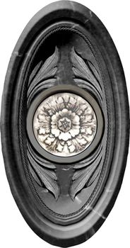 Aparici Statuario декор SITE NEGRO INSERTO 8.5*16