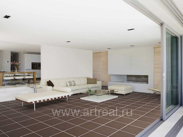 Gres tejo Rubi Клинкер Gres tejo Rubi в интерьере