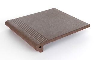 Gres tejo Rubi фронтальная ступень Step Degrau Castanho Brown 30*34