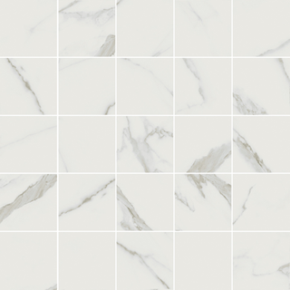 Dom Majestic мозаика Calacatta Mix Rett. Lux 37.5*37.5