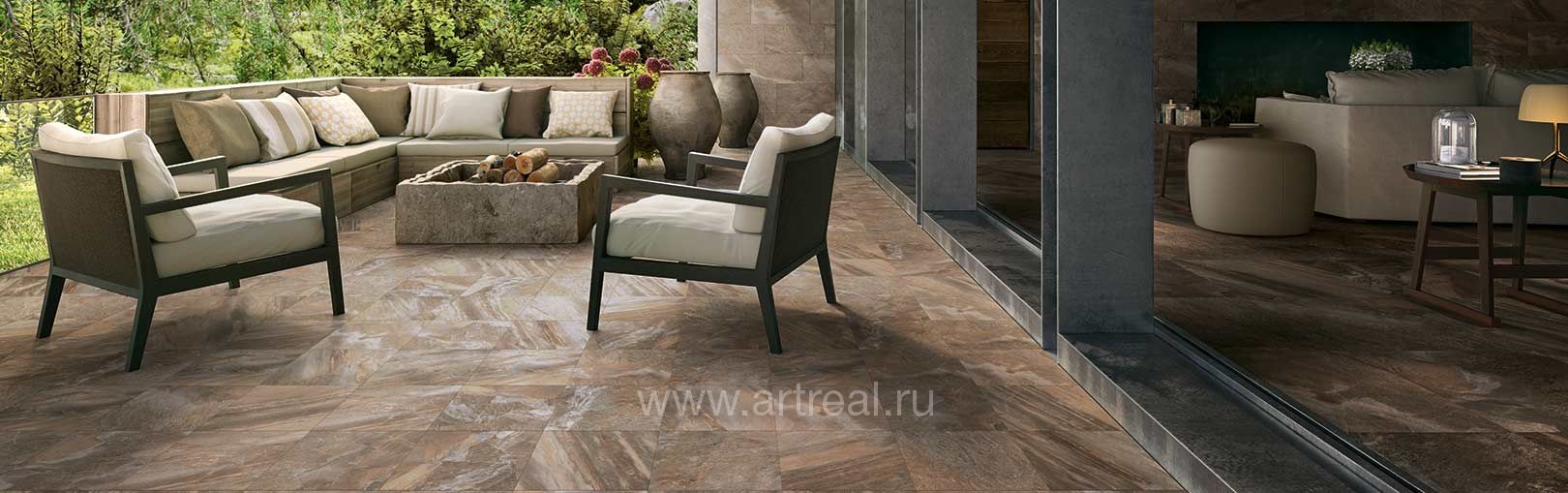 Керамогранит Italon X2 Magnetique в интерьере