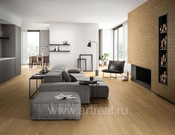 Керамогранит Italon Element Wood в интерьере