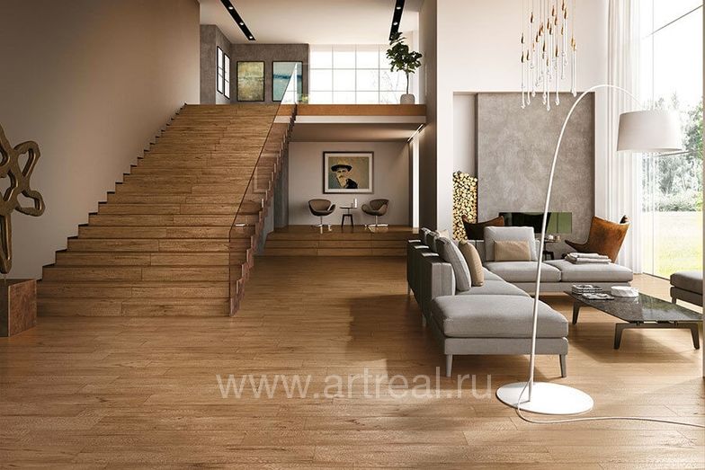 Керамогранит Atlas Concorde Oak Reserve в интерьере