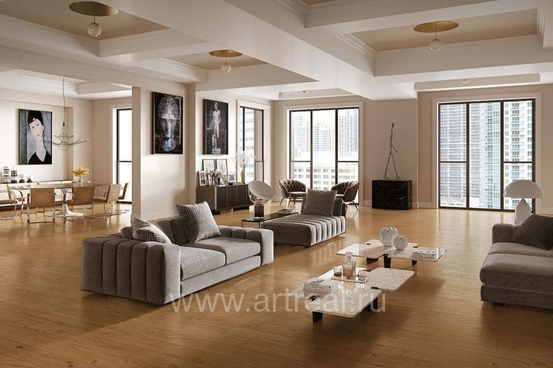 Керамогранит Atlas Concorde Oak Reserve в интерьере