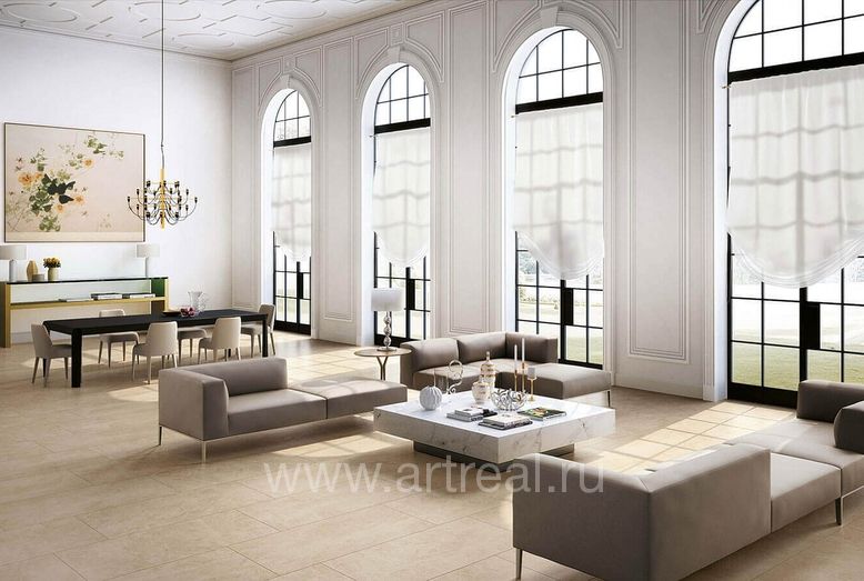 Керамогранит Atlas Concorde Russia Supernova Stone в интерьере