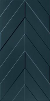Marca Corona 4D настенная плитка Chevron Deep Blue Matt Rett 40*80