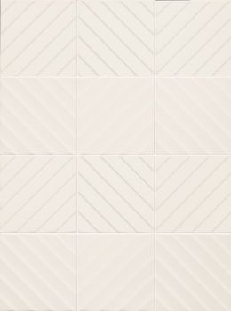 Marca Corona 4D настенная плитка Diagonal White 20*20