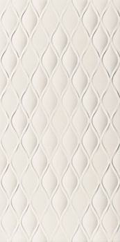 Marca Corona 4D настенная плитка Drop White Matt Rett 40*80