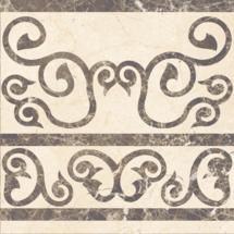 Fanal Agora декор Modulo Cenefa Crema Marfil 43*43