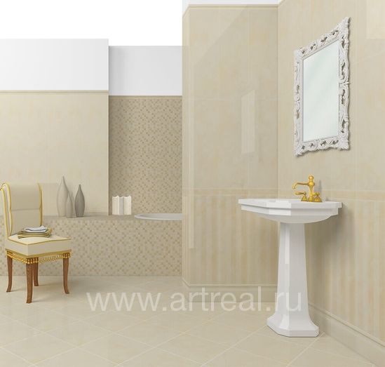 Керамическая плитка Ascot Glamourwall в интерьере