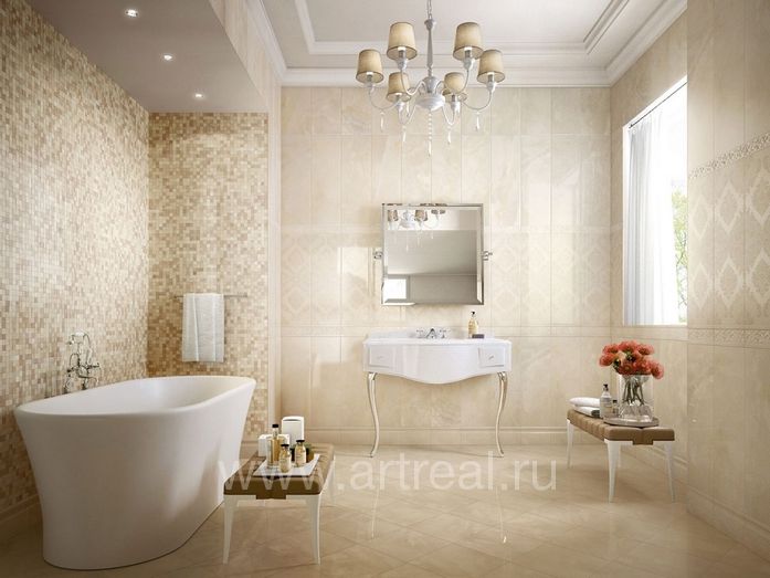 Керамическая плитка Ascot Glamourwall в интерьере