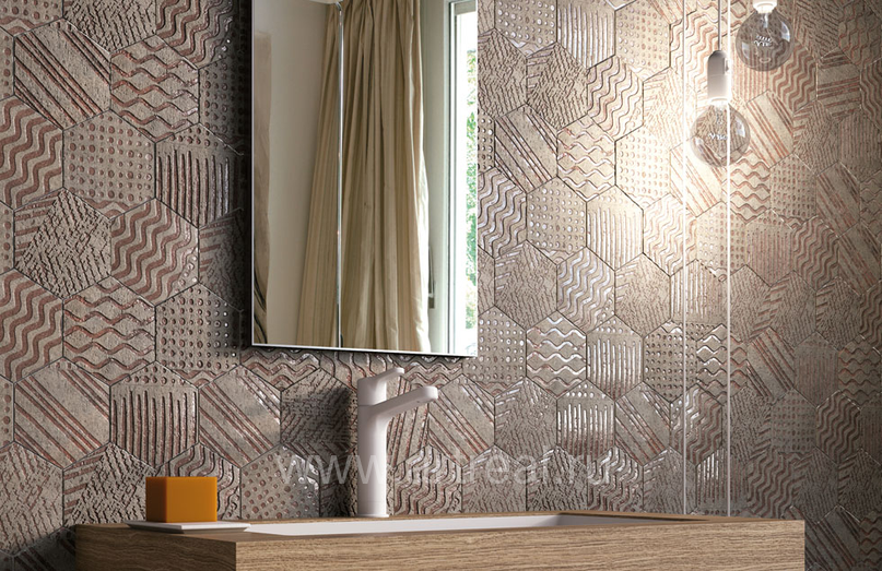 Керамическая плитка Naxos Raku в интерьере