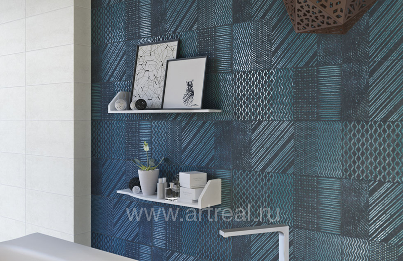 Керамическая плитка Naxos Raku в интерьере