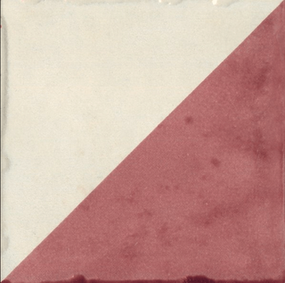 Marca Corona Jolie декор Ivoire Purple Triangolo 10*10