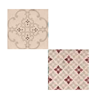 Marca Corona Jolie декор Rose Gris Trama 10*10