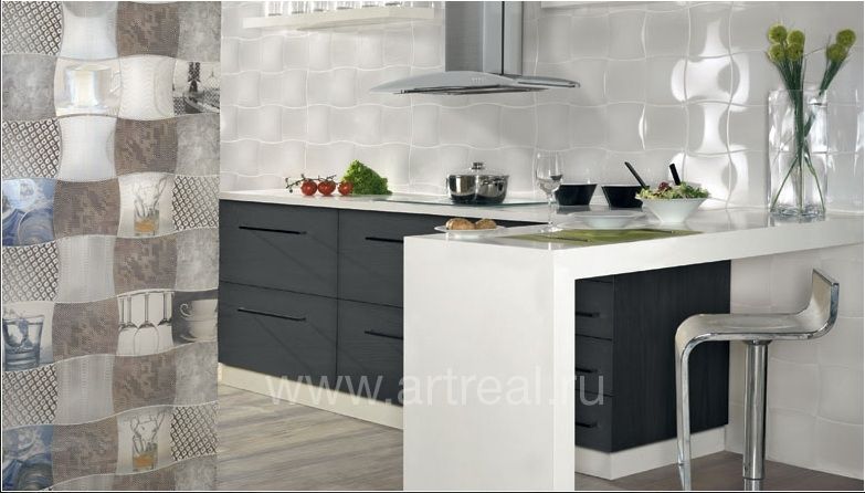 Керамическая плитка Porcelanite 9001 в интерьере