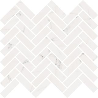 ABK Sensi мозаика Mos Chevron Sable Statuario White 30*30
