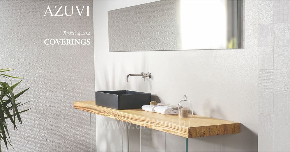 Керамическая плитка Azuvi Basalto в интерьере