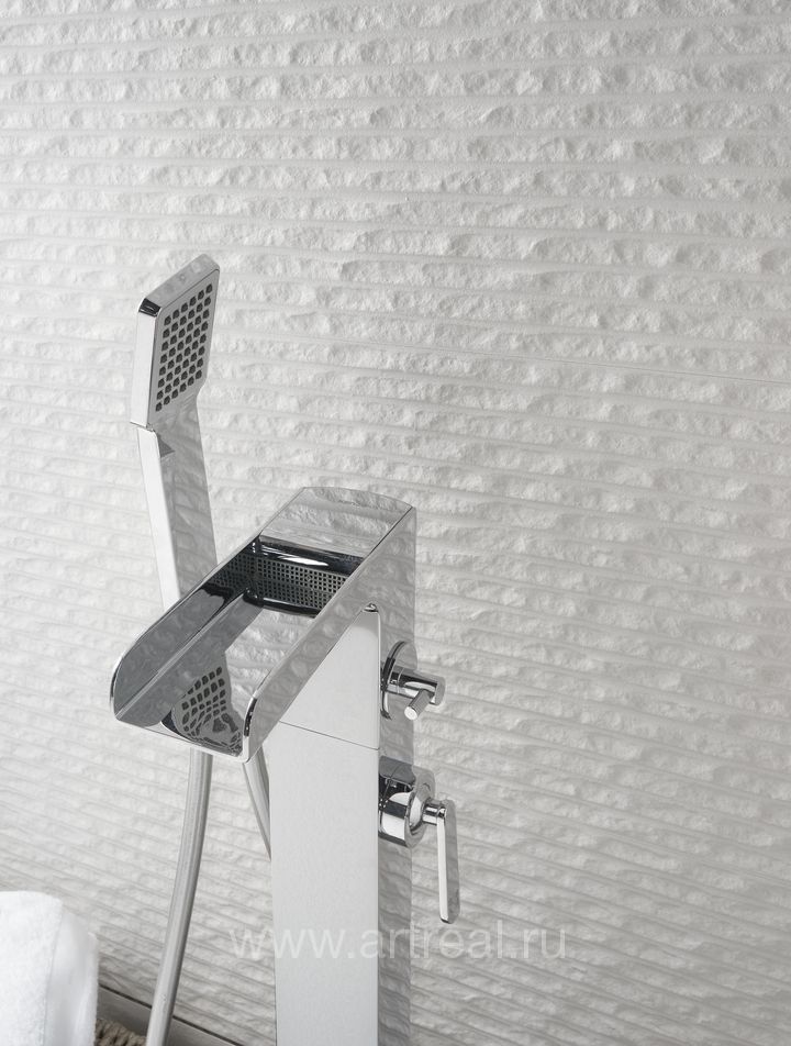 Керамическая плитка Azuvi Basalto в интерьере