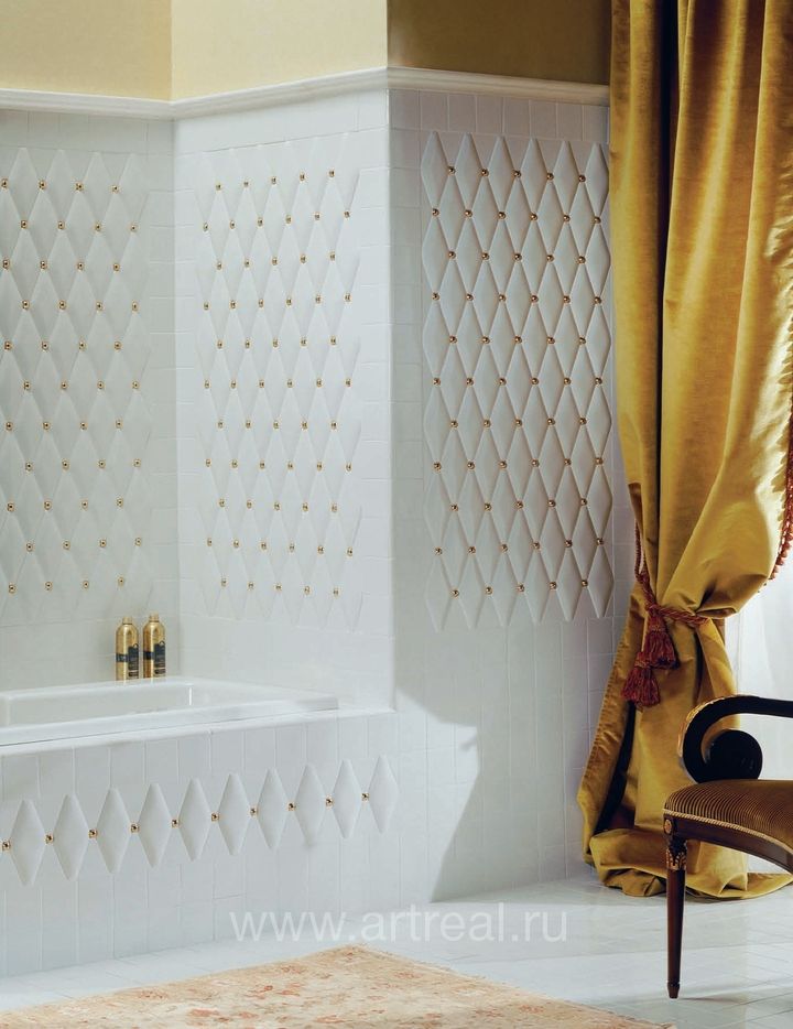 Керамическая плитка Petracers Capitonne в интерьере