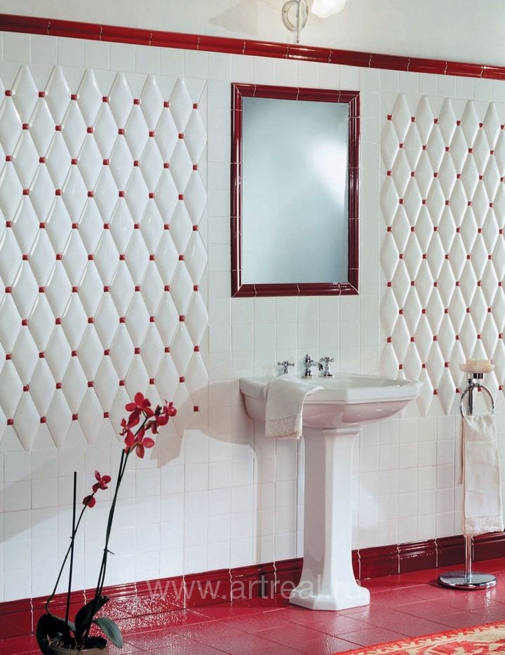 Керамическая плитка Petracers Capitonne в интерьере