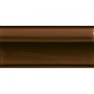 Petracers Royal бордюр Piano Bordo Sagomato V-Cap Marrone 12.5*5.5