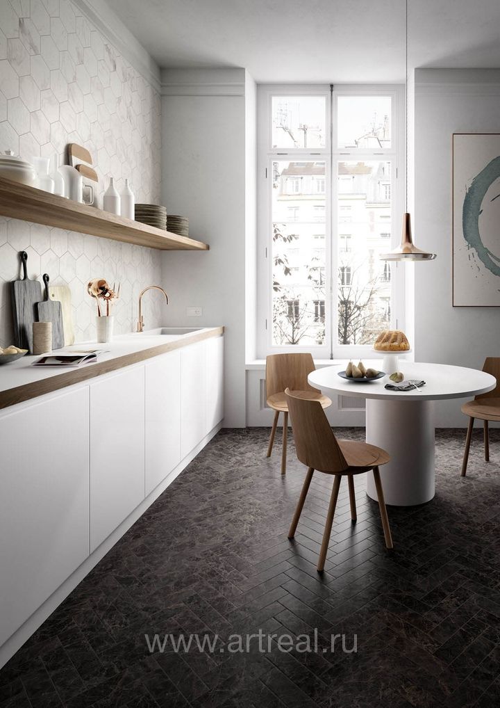 Керамогранит Marazzi Allmarble в интерьере