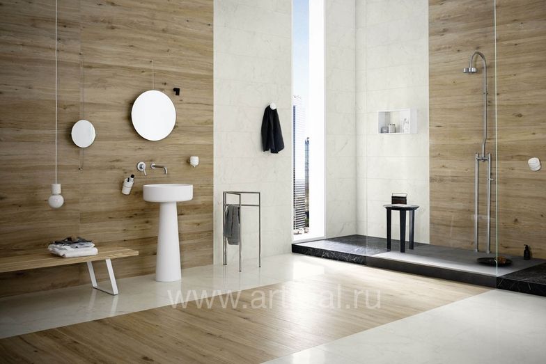 Керамогранит Marazzi Allmarble в интерьере