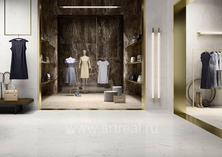 Керамогранит Marazzi Allmarble в интерьере