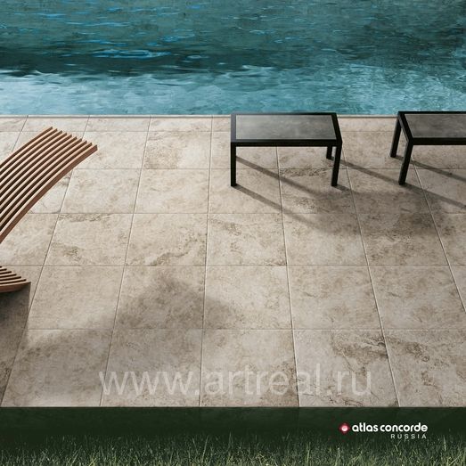 Керамогранит Atlas Concorde Russia Lastra 20 mm в интерьере