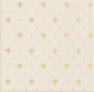 Petracers Grand Elegance gold настенная плитка Giglio Oro 24kt Su Panna 20*20