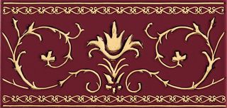 Petracers Grand Elegance gold бордюр Narciso-A+B Oro Su Bordeaux 20*10
