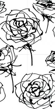 Halcon Blancos панно Panno Roses Blanco 60*120