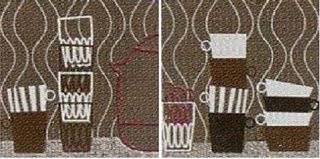 Cir & Serenissima Concept декор Breakfast Inserto S/2 Grigio 10*10