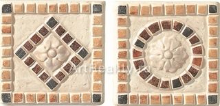 Cir & Serenissima Marble Age декор Inserto Ravenna s/2 Beige 10*10