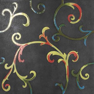 Petracers Rinascimento декор Rinascimento Ebano Smalto Colorato 60*60