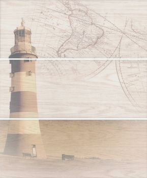 Kerama Marazzi Кампанелла панно Campanella Lighthouse Decorative Panel 60*50