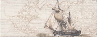 Kerama Marazzi Кампанелла декор Campanella Ship 20*50