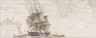 Kerama Marazzi Кампанелла декор Campanella Ship 20*50