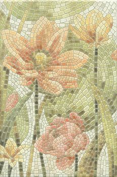 Kerama Marazzi Летний сад декор Summer Garden Lily Lappato 20*30