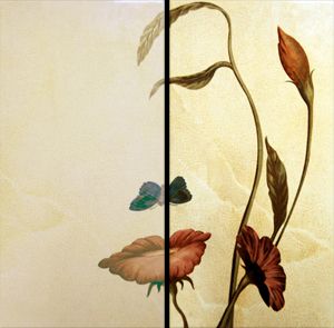 Azulejos alcor Ilusion декор Decor Ilusion Blanco Pano 50x50 50*50