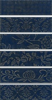 Kerama Marazzi Кампьелло панно Campiello Dark Blue Panel 28.5*51
