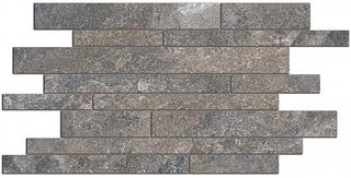Kerama Marazzi Тревизо бордюр Treviso Mosaic Grey 50.2*25