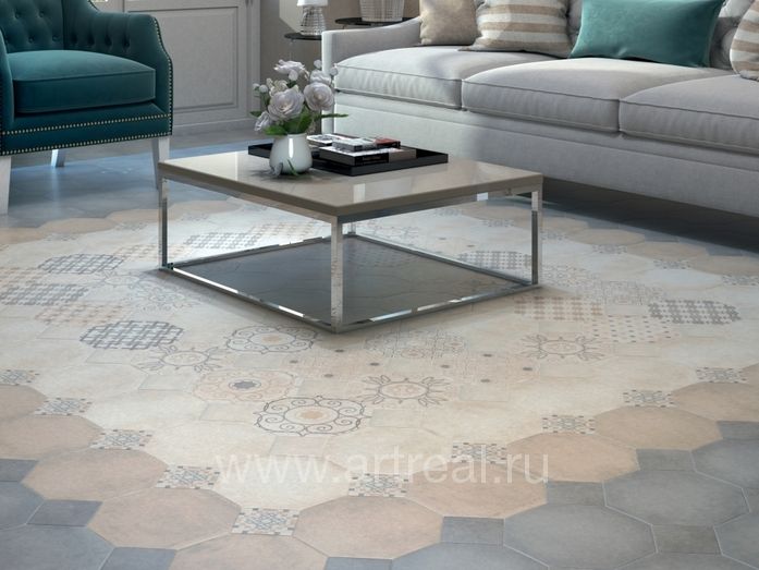 Kerama Marazzi Пьяцетта Керамогранит Kerama Marazzi Пьяцетта в интерьере